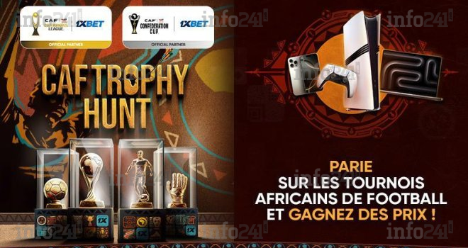 CAF Trophy Hunt&nbsp;: Gagne un Apple MacBook Pro, PlayStation 5 Pro, Xiaomi POCO X6 Pro et d’autres prix avec la promotion 1xBet&nbsp;!