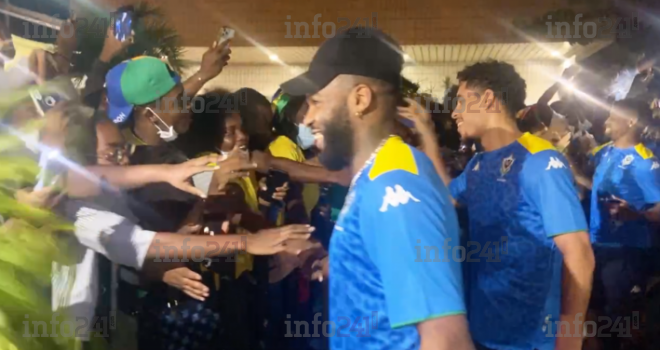 Arrivée triomphale des Panthères du Gabon après leur participation à la CAN 2021