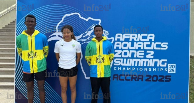 Championnat d’Afrique de natation 2025 - zone 2&nbsp;: déjà 5 médailles engrangées par le Gabon&nbsp;!
