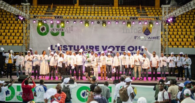 Référendum&nbsp;: Fin de la campagne pour le OUI ce vendredi à Libreville, place au vote&nbsp;!