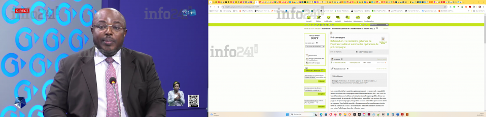 Referendum au Gabon&nbsp;: le ministère de l’Intérieur dit oui aux opérations de pré-campagne&nbsp;!